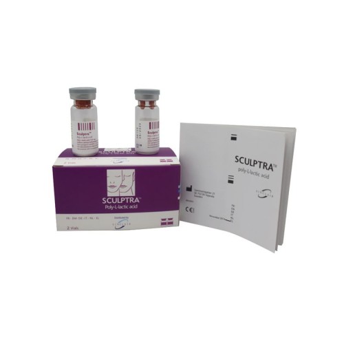 Sculptra Dermal Filler 2 bottle face lift breast Butt Lift Injection Poly-L-Lactic Acid