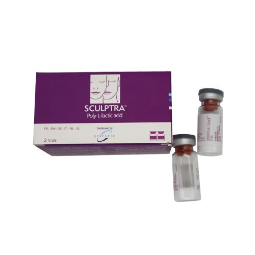 Sculptra 2vials injection plla facial lift 150mg power