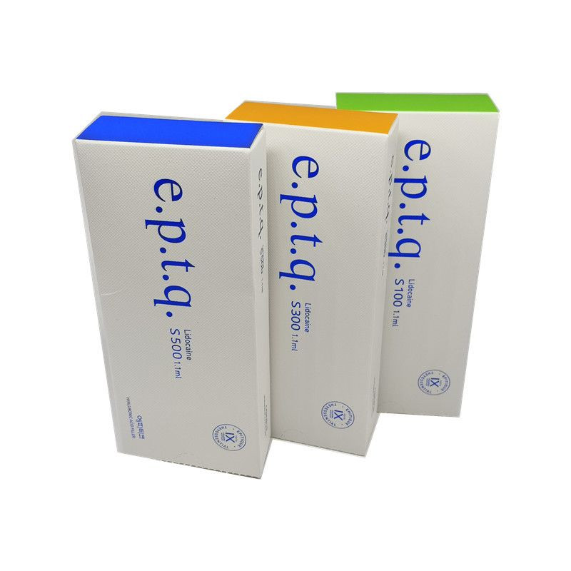 EPTQ Cross Linked Hyaluronic Acid Dermal Filler S100, S300, S500 LIDO