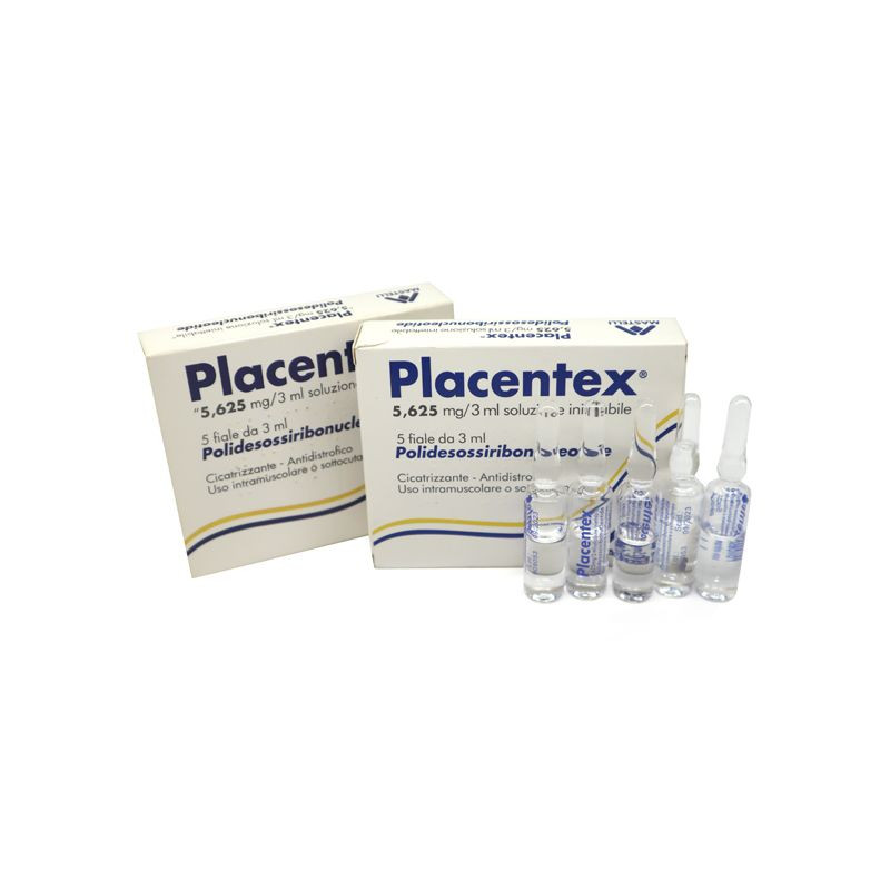 Placentex 3ml   5 vials