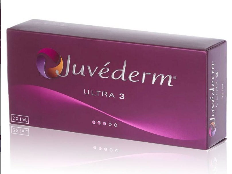 Juvederm Ultra 3 dermal filler 2 syringes x 1.0ml